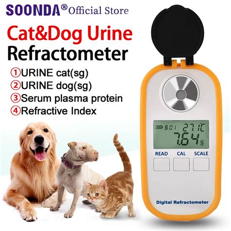 digital urine refractometer|urine refractometer veterinary.